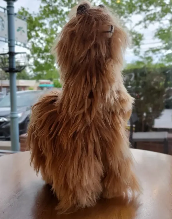 Alpaca Fur Toy Camel Lg